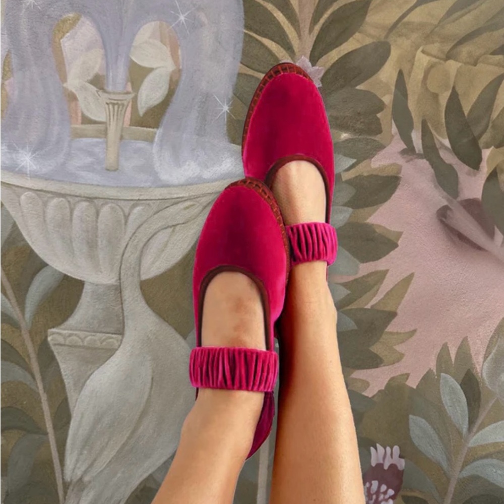 Flabelus Mafalda Plum flat size 38